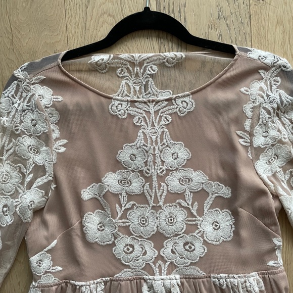 NWT For Love & Lemons White Lace Mini Dress - Picture 2 of 14